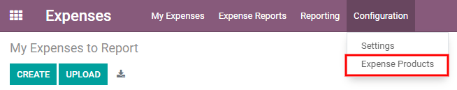 Set expense costs on products.