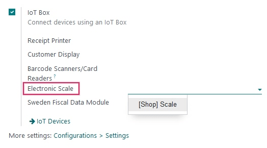 Lijst van externe tools die gebruikt kunnen worden met PoS en de IoT box.