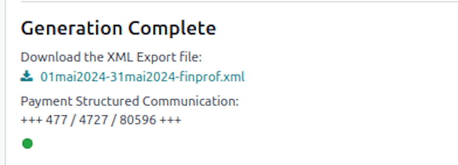 274.XX XML file.