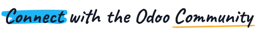 Connect with the Odoo Community